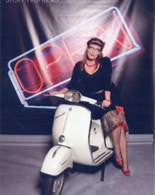 Mona auf der Mode- und Stoffmesse in München